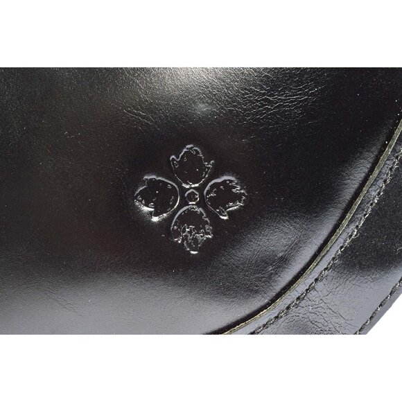 PATRICIA NASH OSSI WOVEN SATCHEL BLACK (SHOULDER STRAP ADDED) - Picture 9 of 15